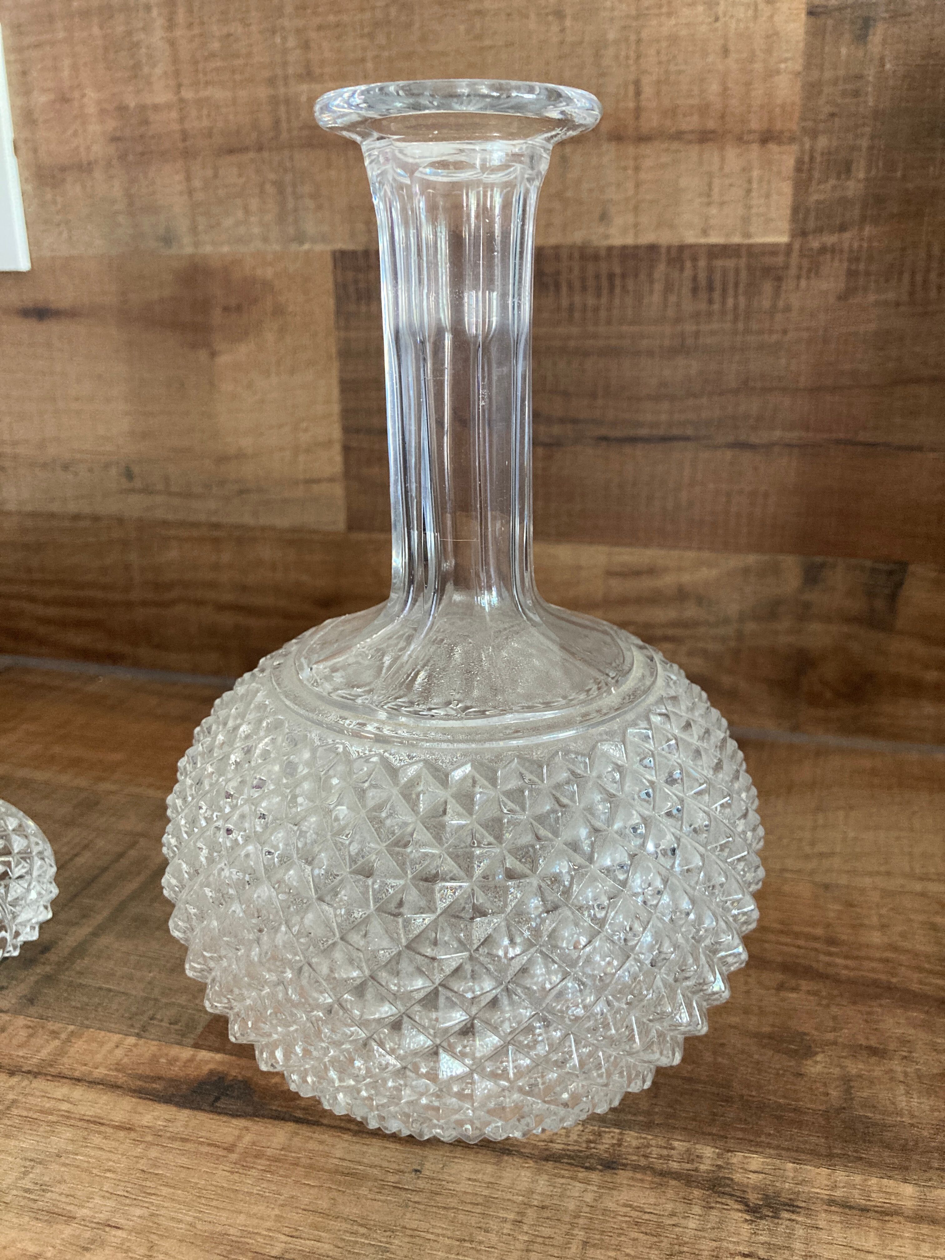 Baccarat diamond tip carafe