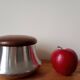 sugar bowl Remy Letang stainless steel and exotic wood