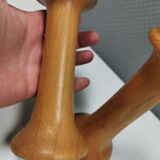 Salt and pepper set in beech wood, designed by Nissen Denmark.