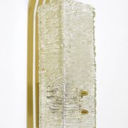 J.T. Kalmar Vienna Pair of Wall Sconces in Brass and Glass, Austria, 1950s
