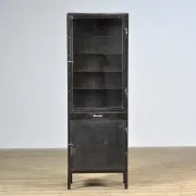 Cabinet de médecine en fer poli, années 1950