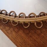 Franco Albini rattan mirror