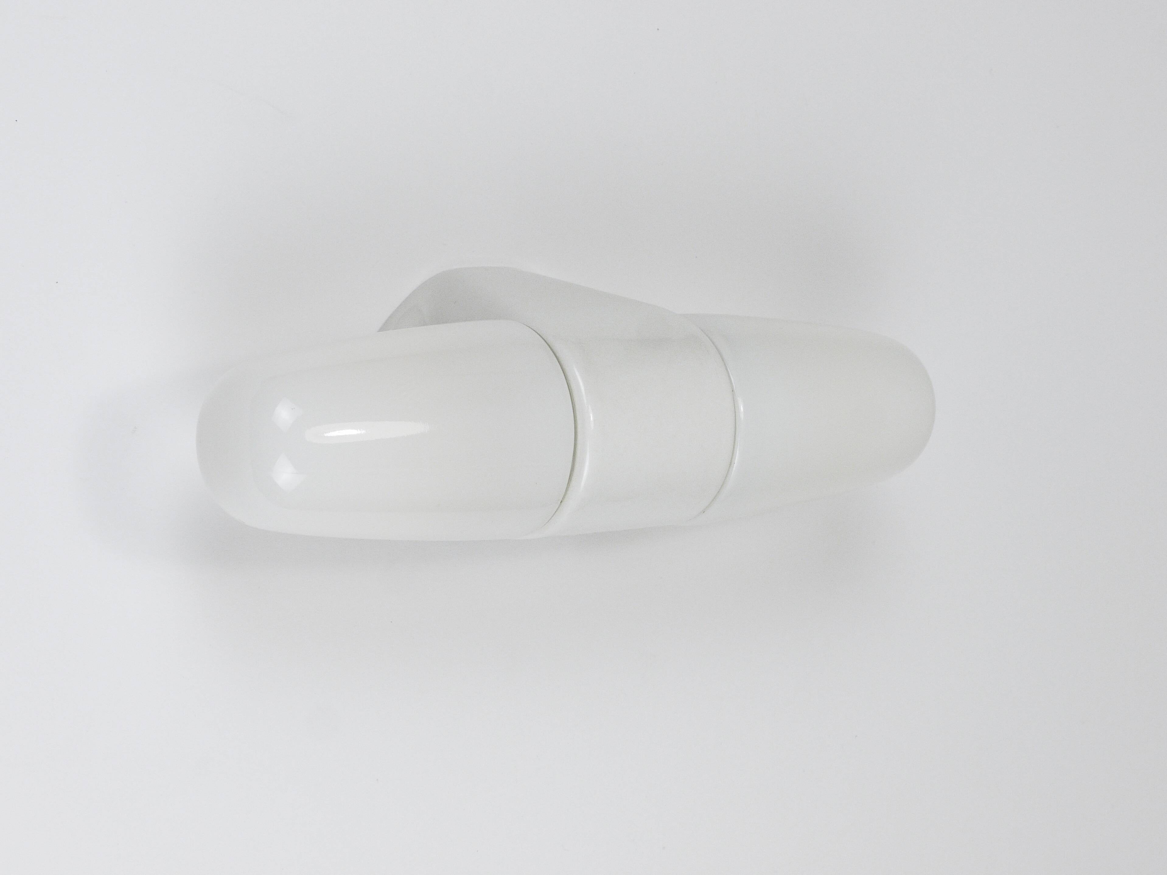 Wilhelm Wagenfeld Bauhaus White Double Sconce Wall Light, Germany, 1950s