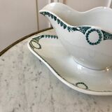 Gravy boat Terre de Fer Saint-Amand XIXth