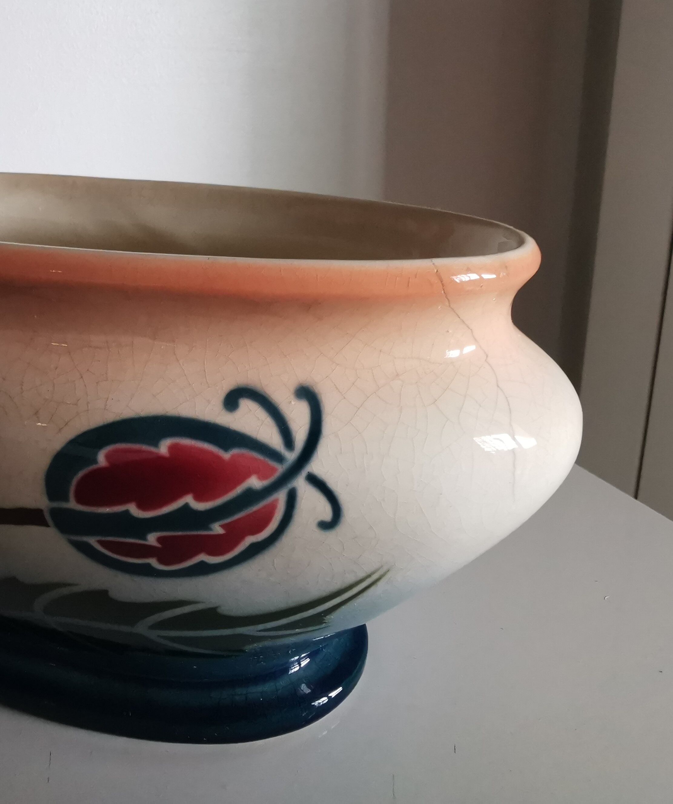 Planter – modernist planter – gustav de brum- certificate of authenticity