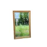 19th Century Beveled Gilded Wood Mirror in Louis XVI Style – 45 x 72 cm