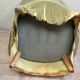 Fauteuil crapaud en velours vert