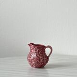 Pot à lait crème barbotine rose