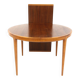Dining table in walnut, "Facett 3-132" Bertil Fridhagen, Sweden.