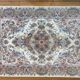 Carpet knotted Persian hand high range wool & silk 163x105cm
