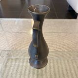 Small pewter soliflore vase