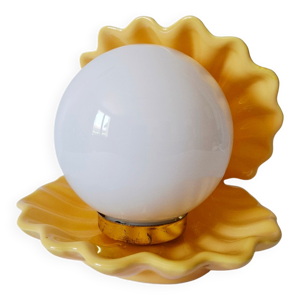 lampe céramique coquillage