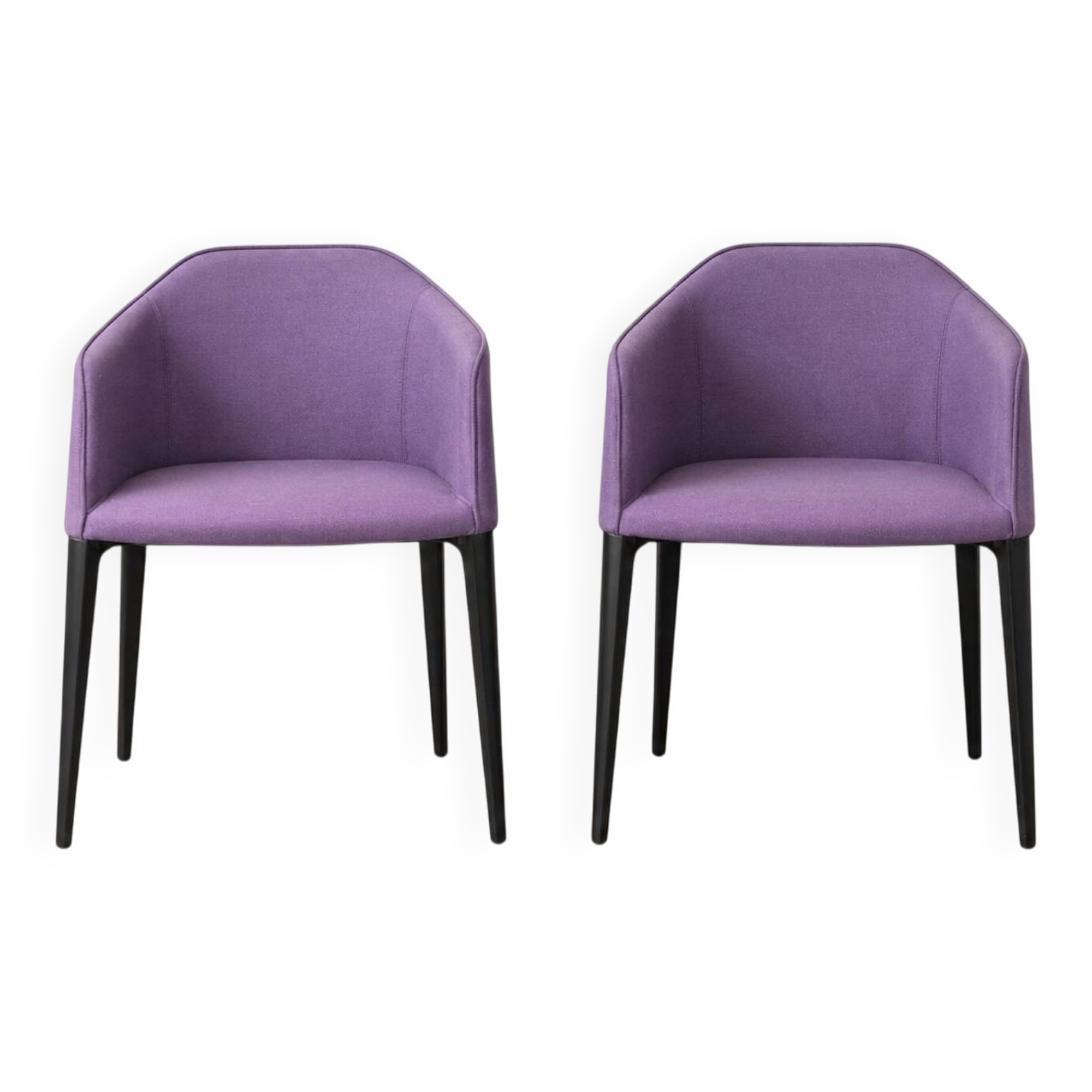 2 Pedrali Laja armchairs – Italian design – Alessandro Busana