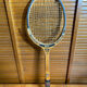 Vintage Tennis Racket DAVIS Duke Wood + Leather Case #E218