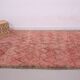 Pink Vintage Moroccan Rug 204 x 340 cm - Berber Wool Rug - Handmade Rug Boh