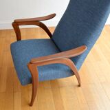 Dutch armchair Scandinavian years 60 vintage teak