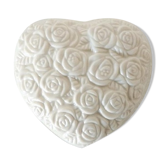 Boite coeur en porcelaine