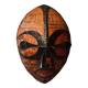 Indonesian metal mask
