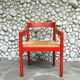 Vico Magistretti red carimate chair for Mario Luigi Comi, Italy