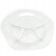 Appetizer platter, modernism, glass, design by J. Drost, Ząbkowice, Poland, 1970s