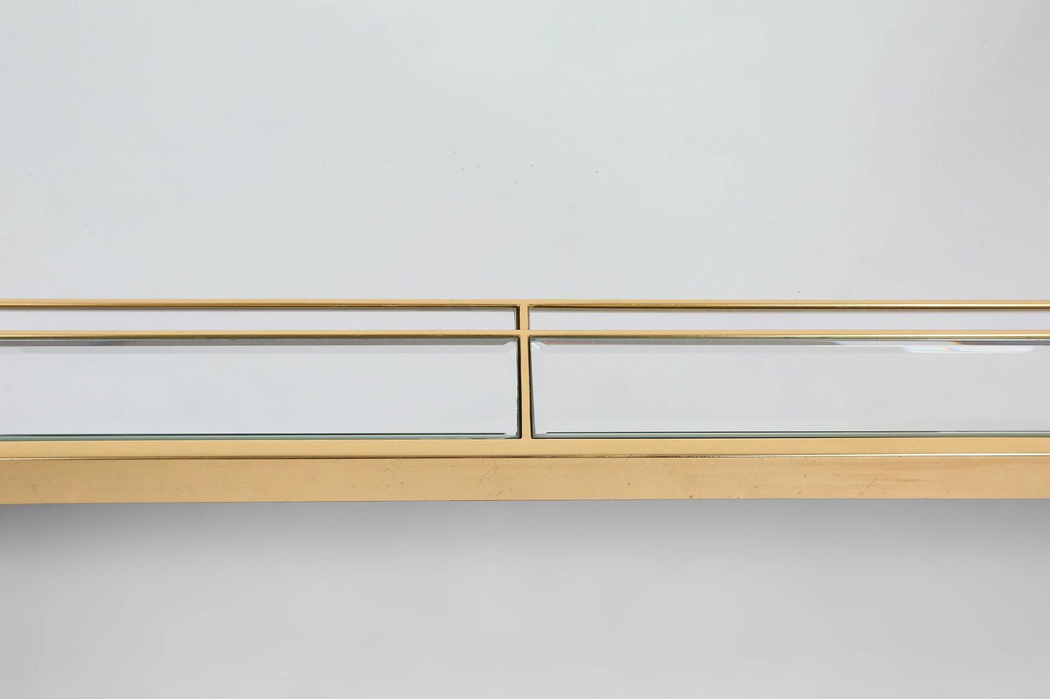 Large Hollywood Regency style Deknudt mirror, Belgium ca. 1980