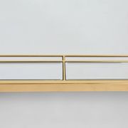 Large Hollywood Regency style Deknudt mirror, Belgium ca. 1980