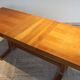 Vintage bentwood extendable coffee table by Drevopodnik Holesov, 70's