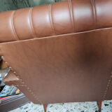 Armchair paul gaucuin in skaï 1950