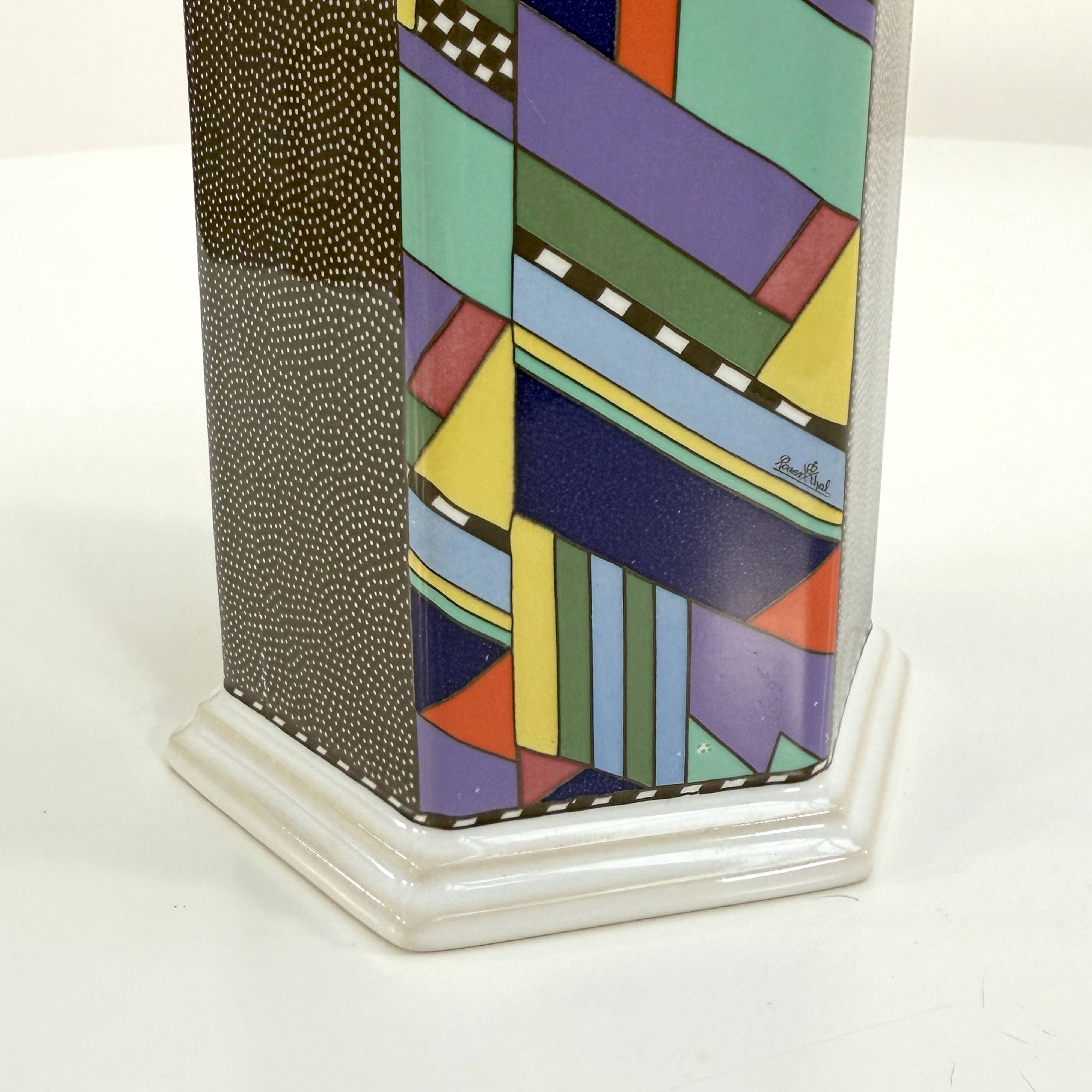 Scenario Metropol Vase by Barbara Brenner for Rosenthal, 1990