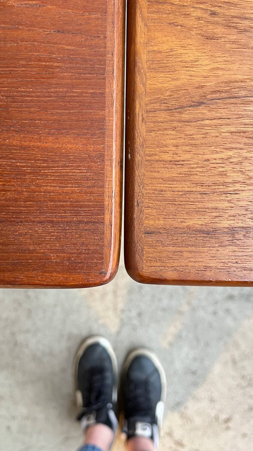 Table scandinave avec rallonges