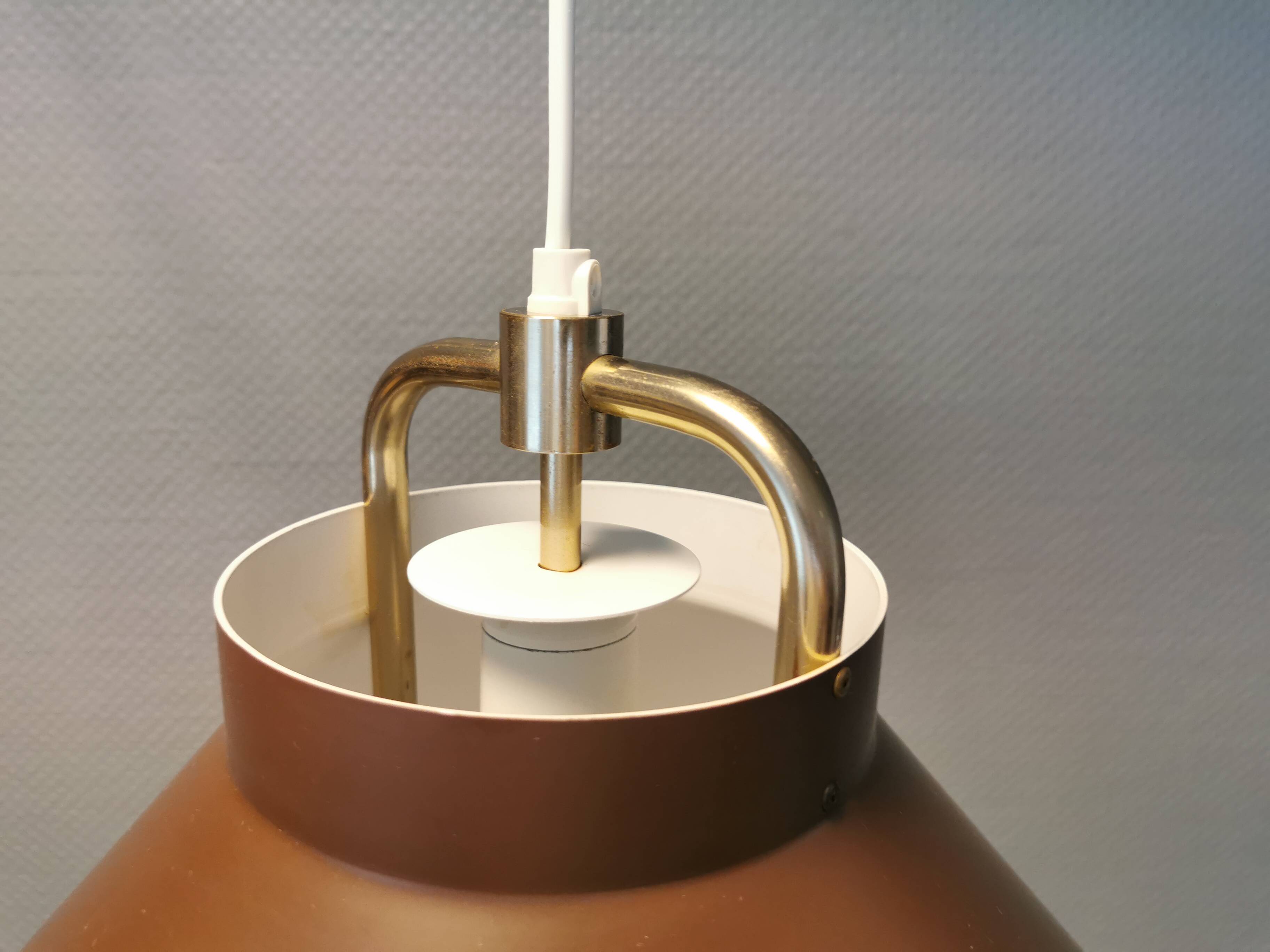 Danish hanging lamp designed by Jo Hammerborg for Fog & Mørup 1977, model Tarok.