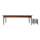 Grande table de ferme en bois, 1880