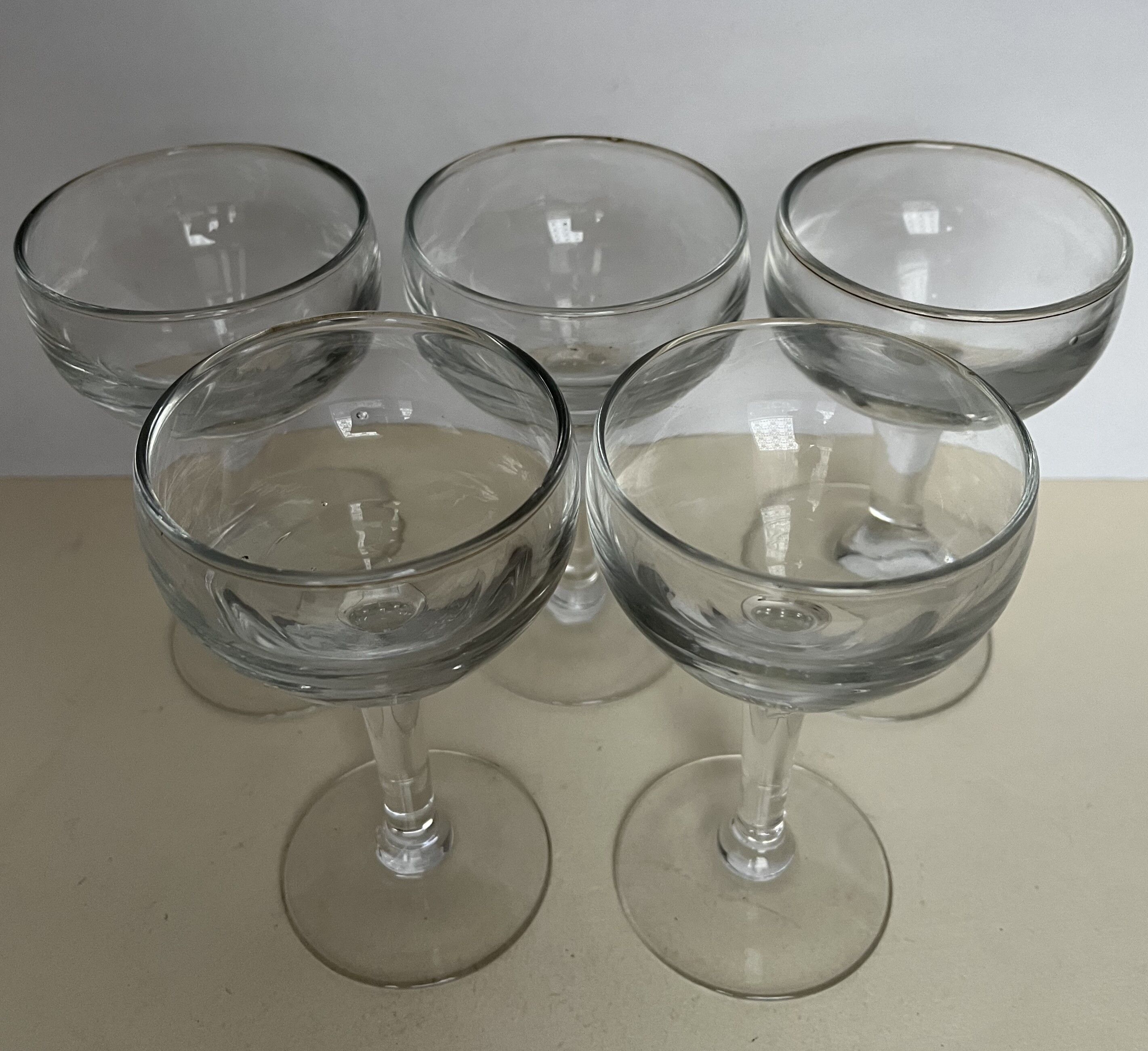 5 glasses of bistro wine