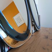 Pair of vintage italian mirrors from the 70s – attributed to cristal art