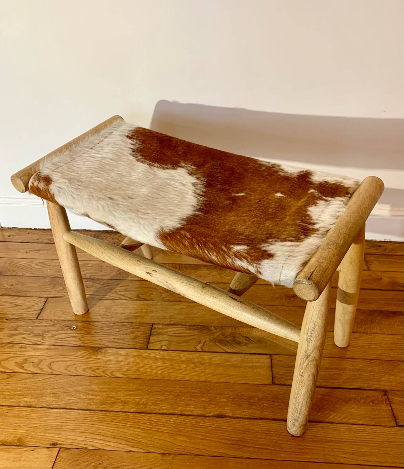 Cowhide stool
