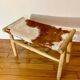 Cowhide stool