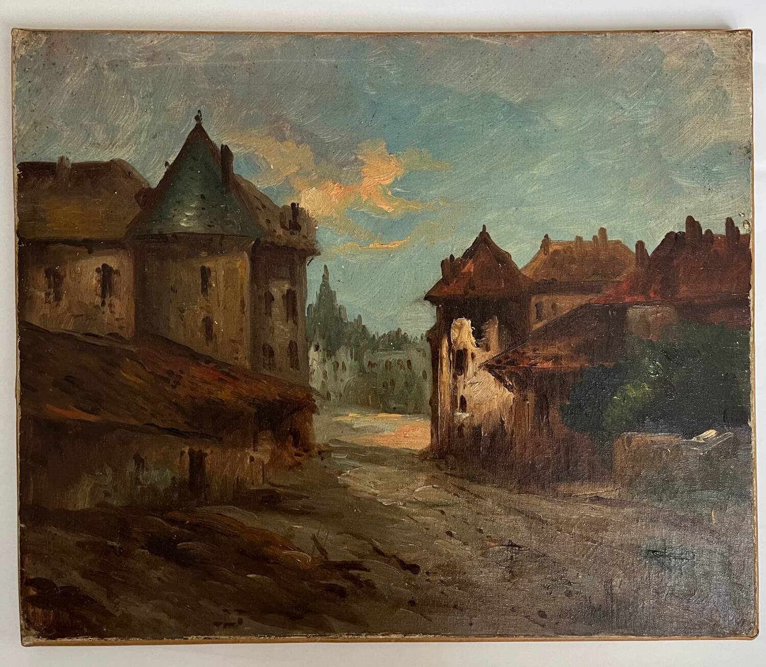 Tableau: oil on canvas Landscape