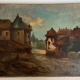 Tableau: oil on canvas Landscape