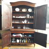 Buffet two solid mahogany bodies louis 15