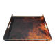 Vintage maison mercier tray in tortoiseshell lucite