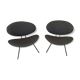 Pair of drivers 70 years, entirely retapissees design