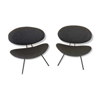 Pair of drivers 70 years, entirely retapissees design