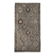 5x10 Long Wide Brown & Cream Kilim Rug, 151x286Cm