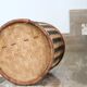 Wicker paper basket, 80s