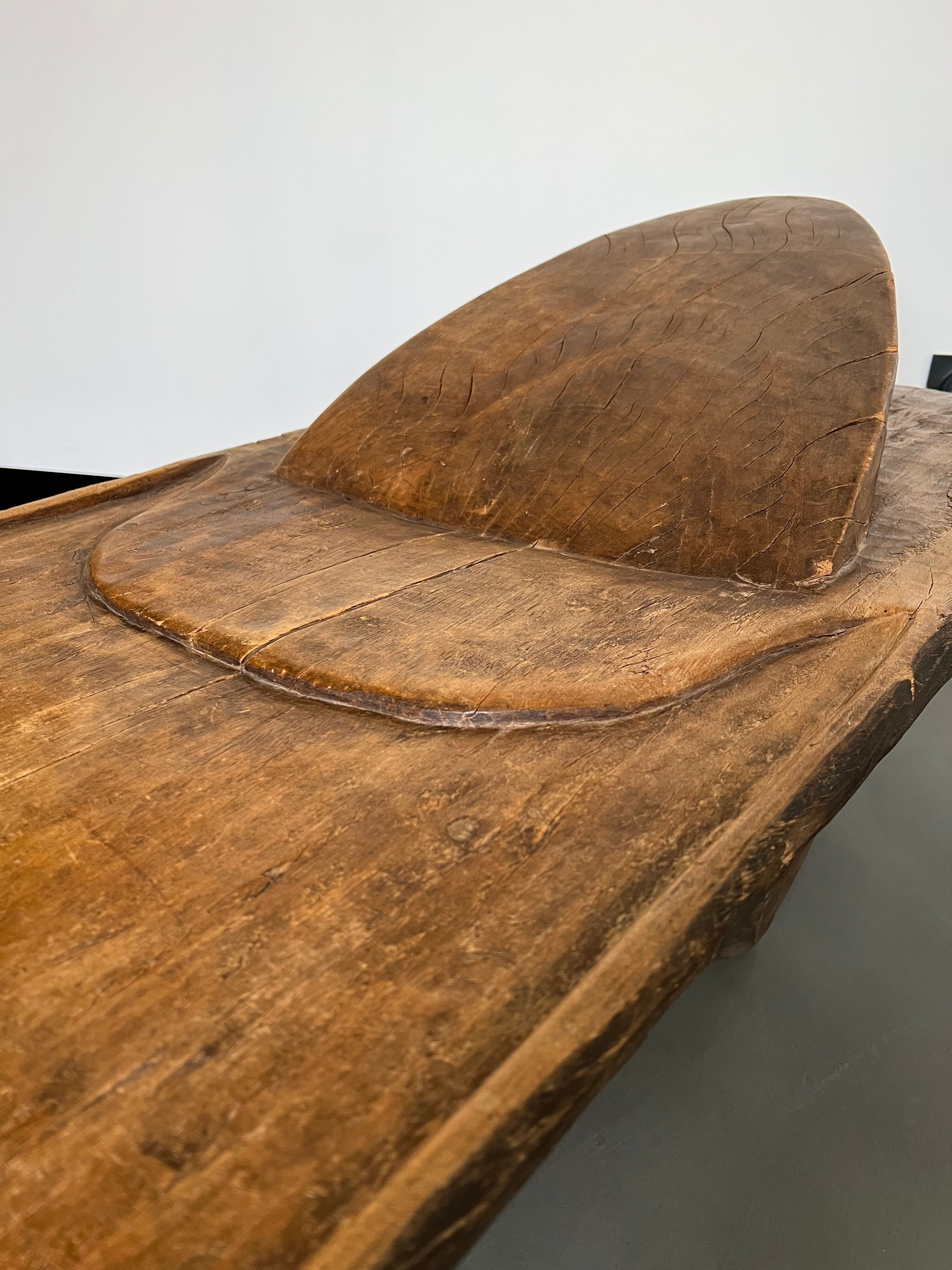 African Senoufo bench, bed, Ivory Coast, 50s