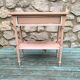 Jardinière ancienne porte plantes bois laiton zinc