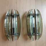 Pair of italy veca wall lights 1970
