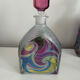 Rare vintage carafe bottle by Luigi Bormioli Italy - Model "Spirale"