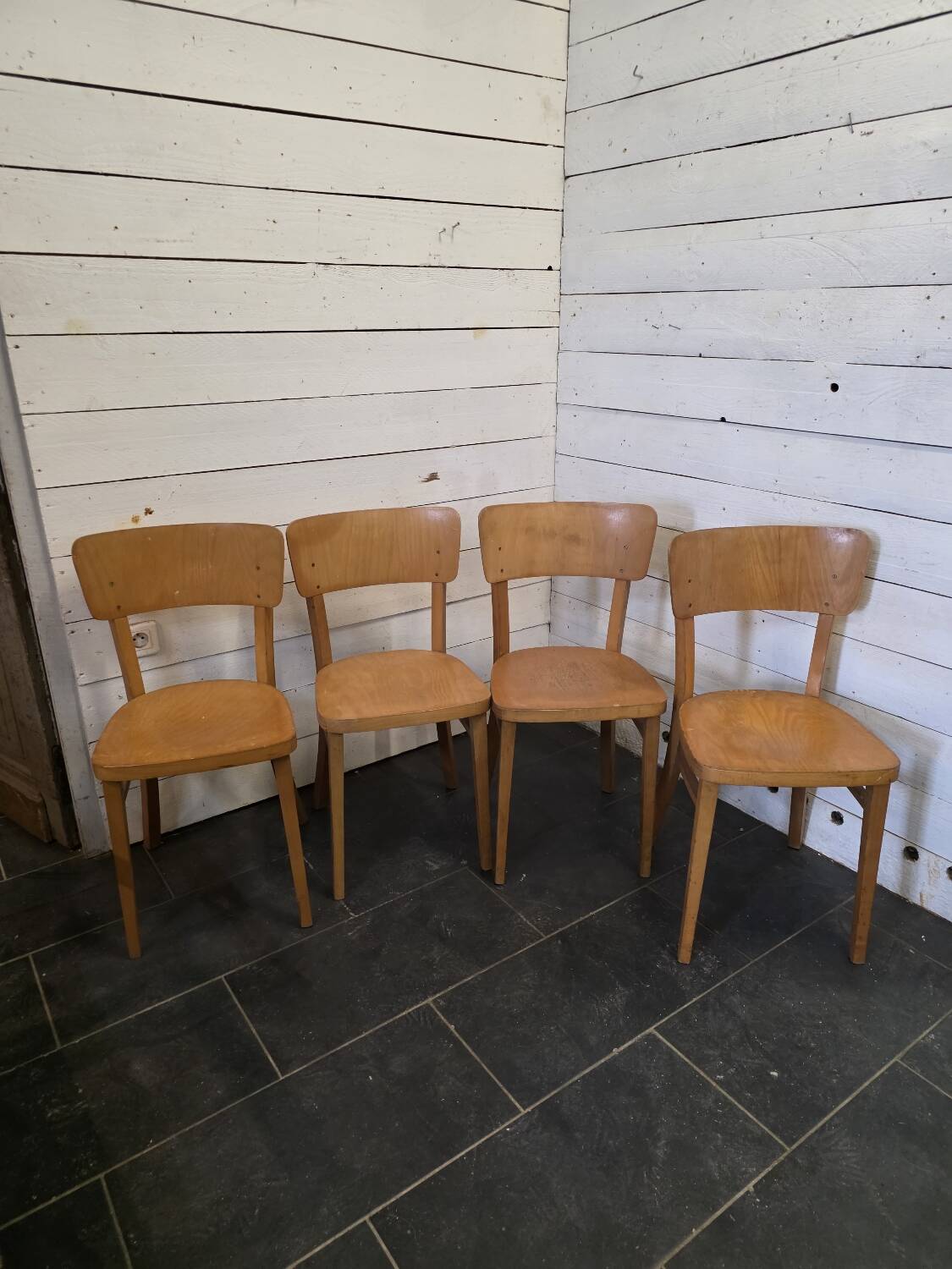 4 Thonet bistro chairs