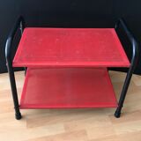 Perforated sheet metal shelf